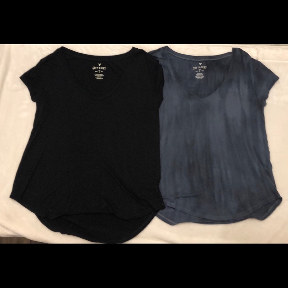 Two American Eagle T-Shirts (small and xsmall)